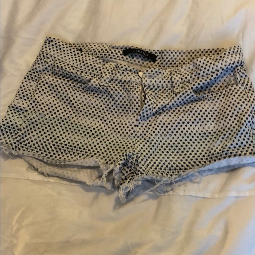 J Brand dot detail cut-offs